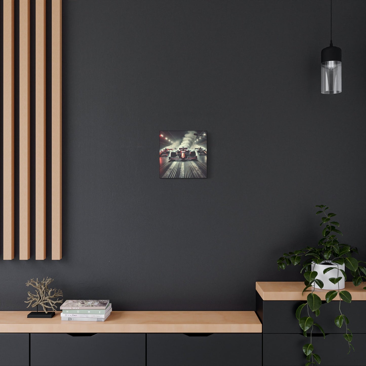 π Burnout Legends Canvas Print β Formula 1 Race Cars with Smoke Effect | High - Speed Wall Art - BTS Canvas
