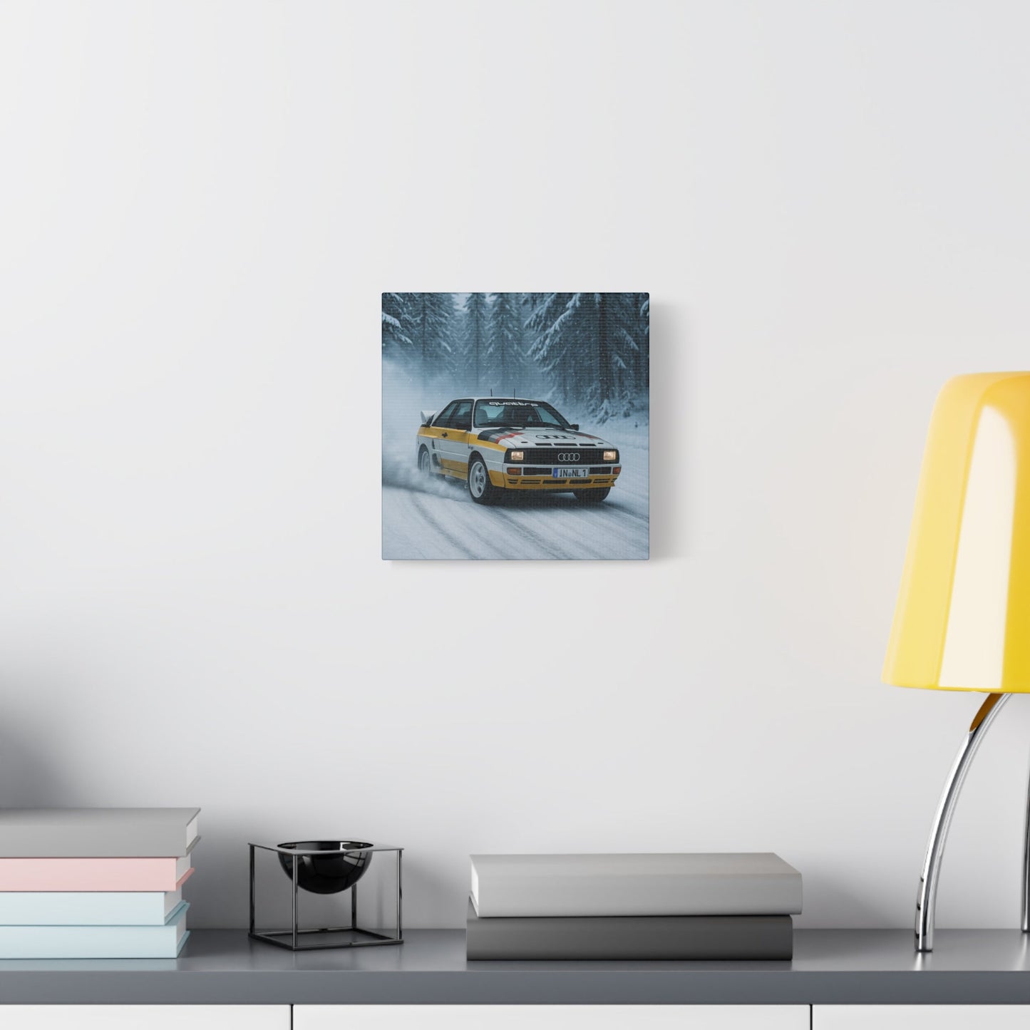 Snow Drift Legend Canvas Print β Audi Quattro S1 Rally Art | Winter Motorsport Wall Decor - BTS Canvas