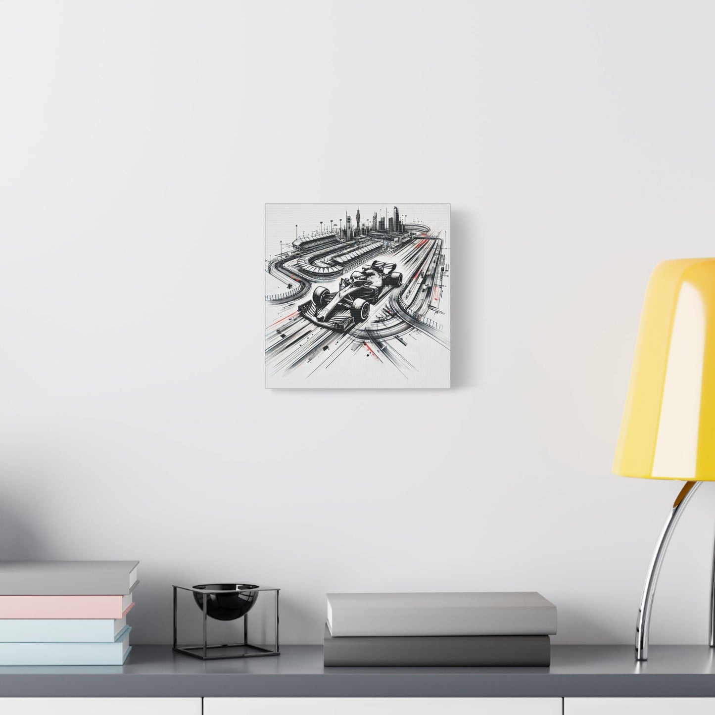 ๐ Urban Grand Prix Canvas Print โ Speed, Power, and City Lights on Your Wall - BTS Canvas
