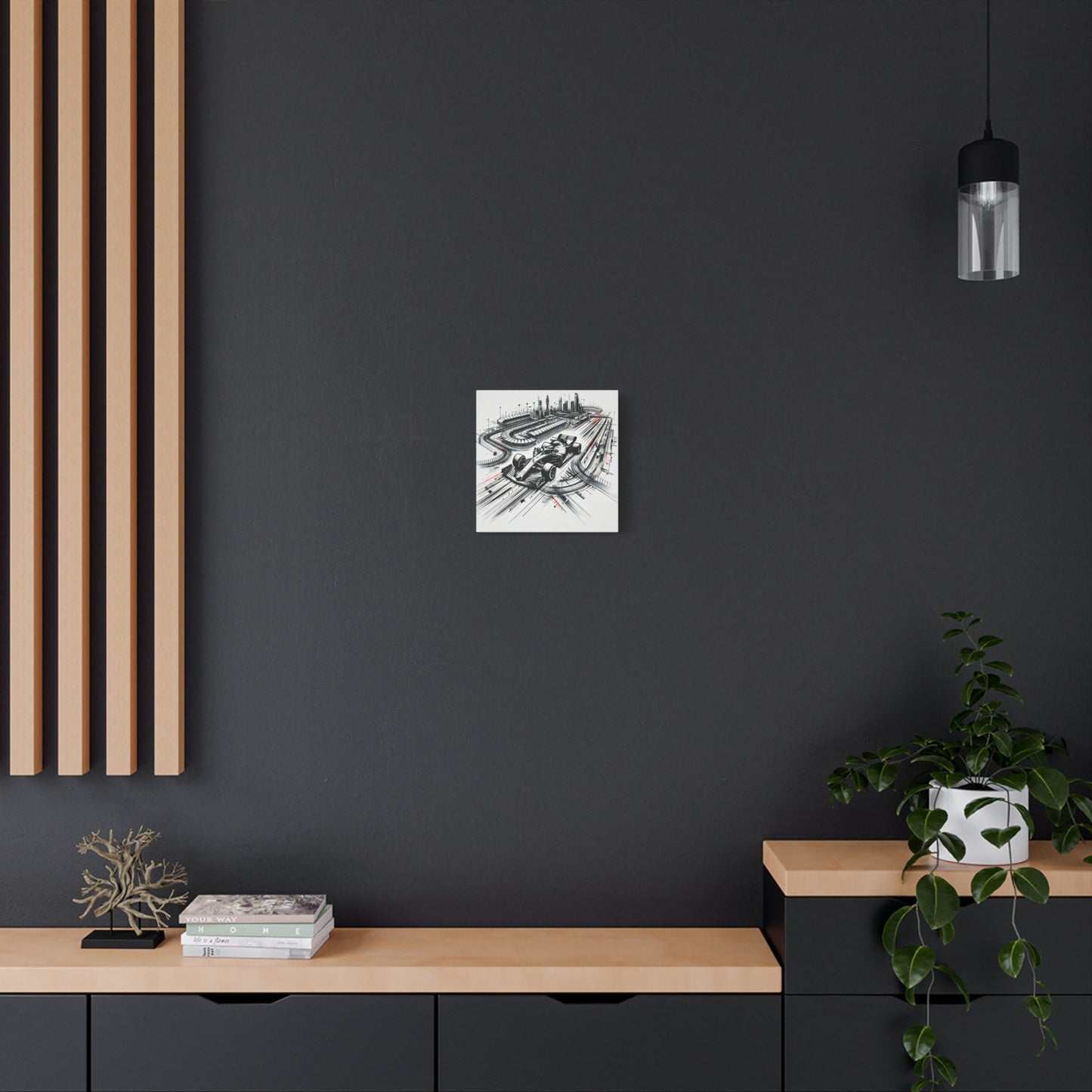 ๐ Urban Grand Prix Canvas Print โ Speed, Power, and City Lights on Your Wall - BTS Canvas