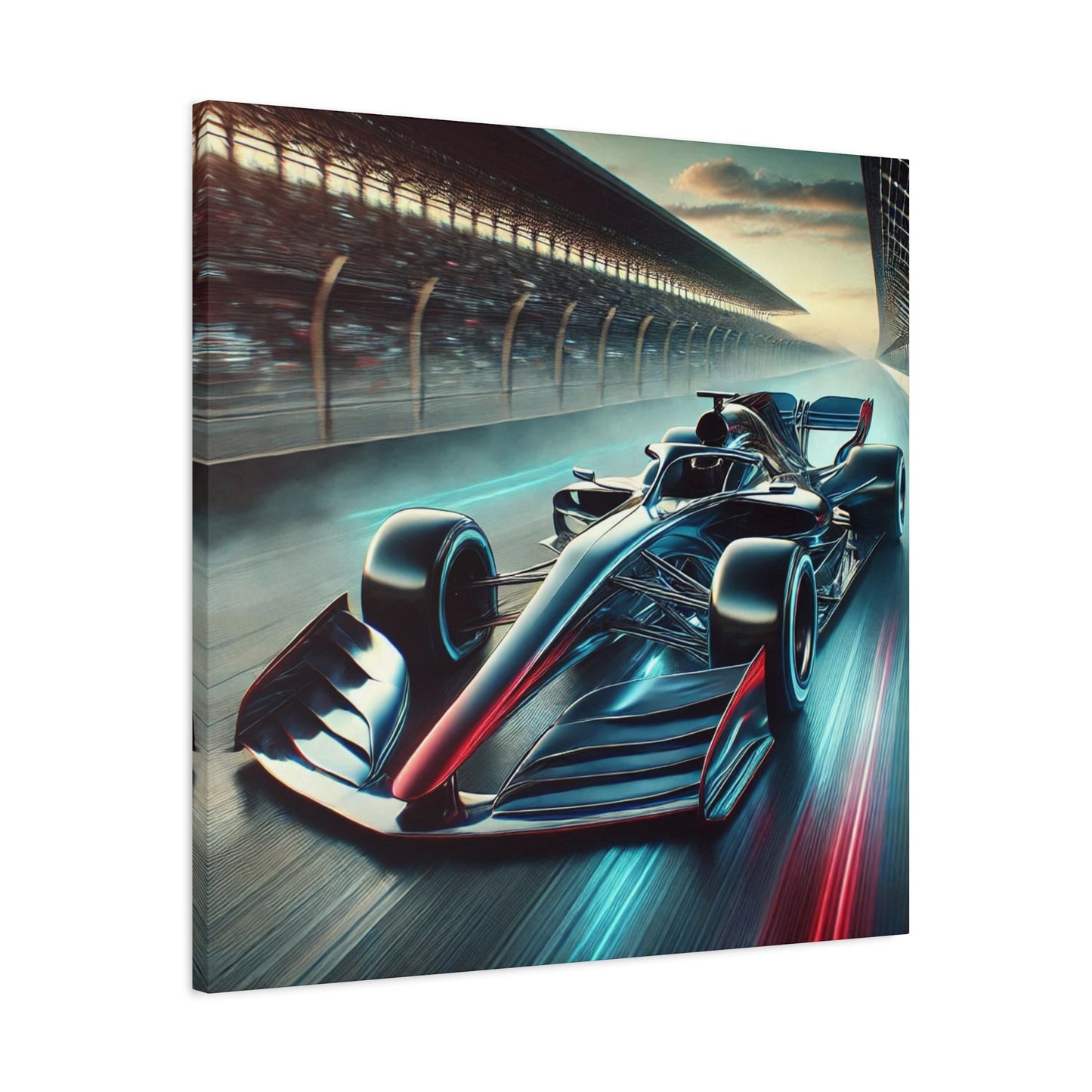 ๐ Velocity Storm Canvas Print โ Futuristic Formula 1 Racing Art | Speed Wall Decor - BTS Canvas