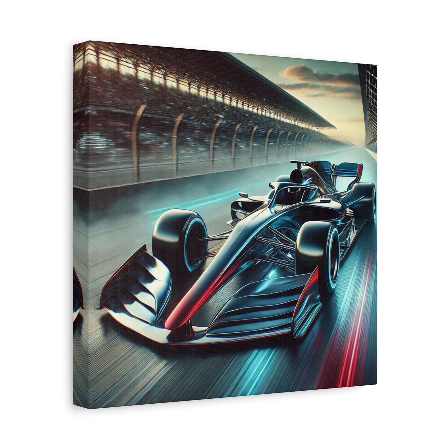 ๐ Velocity Storm Canvas Print โ Futuristic Formula 1 Racing Art | Speed Wall Decor - BTS Canvas