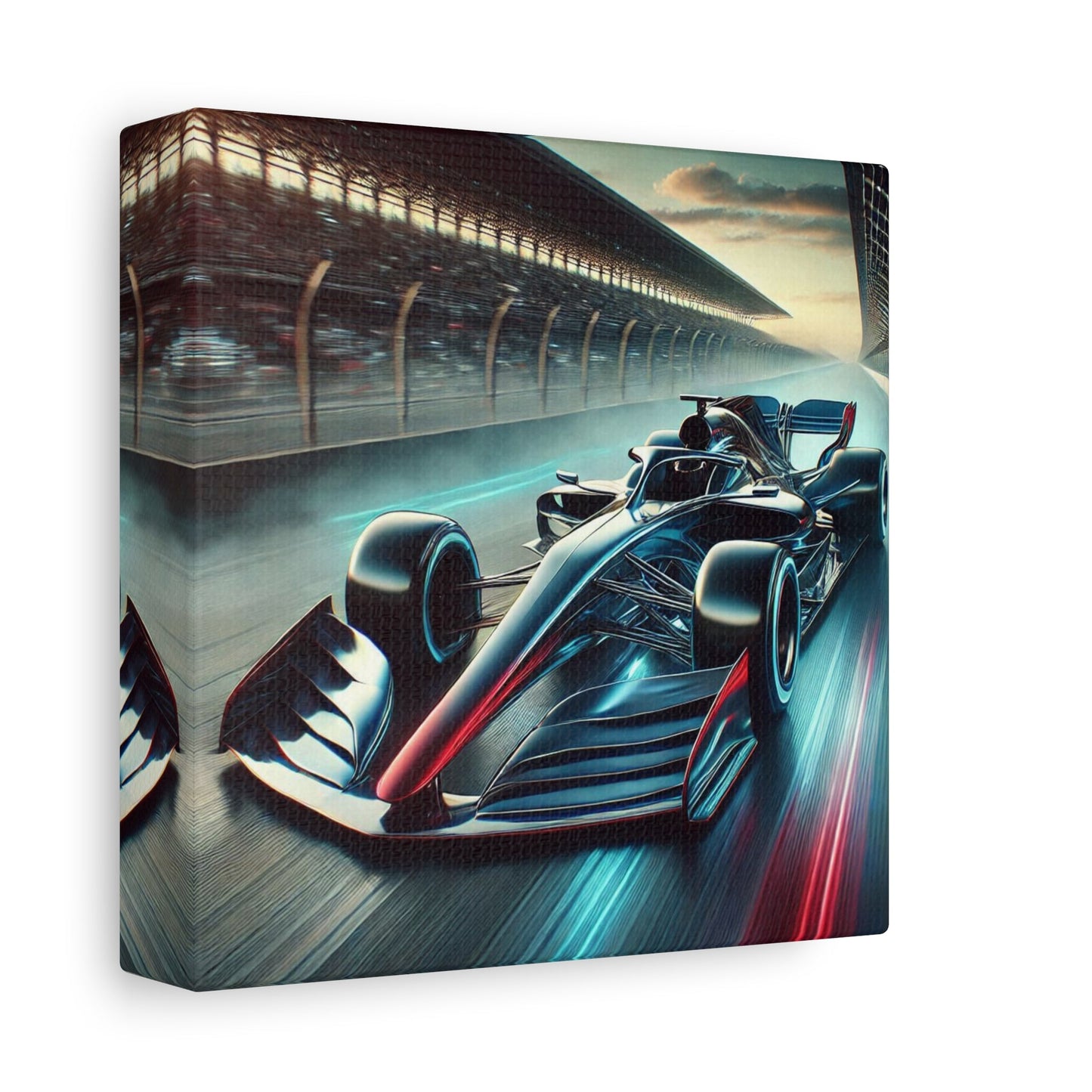 ๐ Velocity Storm Canvas Print โ Futuristic Formula 1 Racing Art | Speed Wall Decor - BTS Canvas