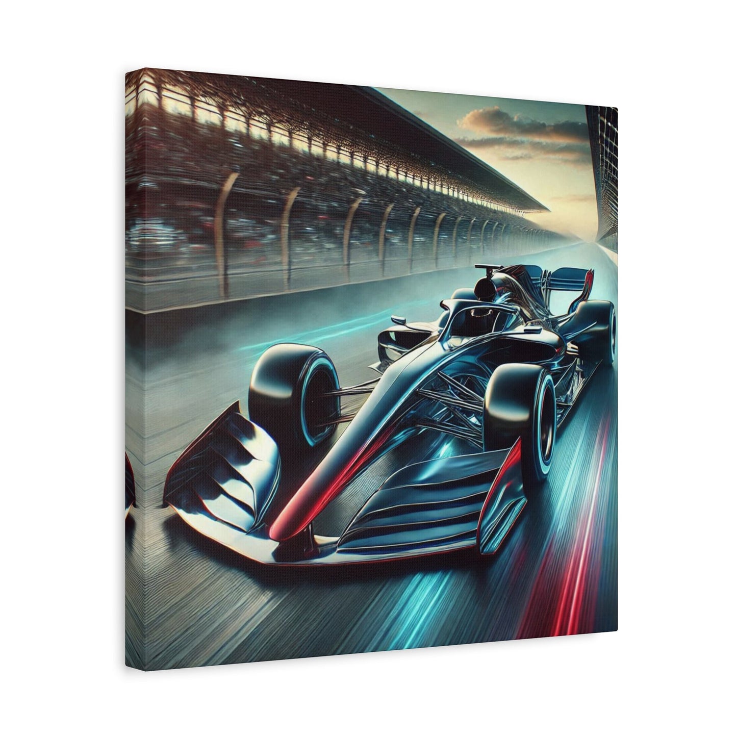 ๐ Velocity Storm Canvas Print โ Futuristic Formula 1 Racing Art | Speed Wall Decor - BTS Canvas