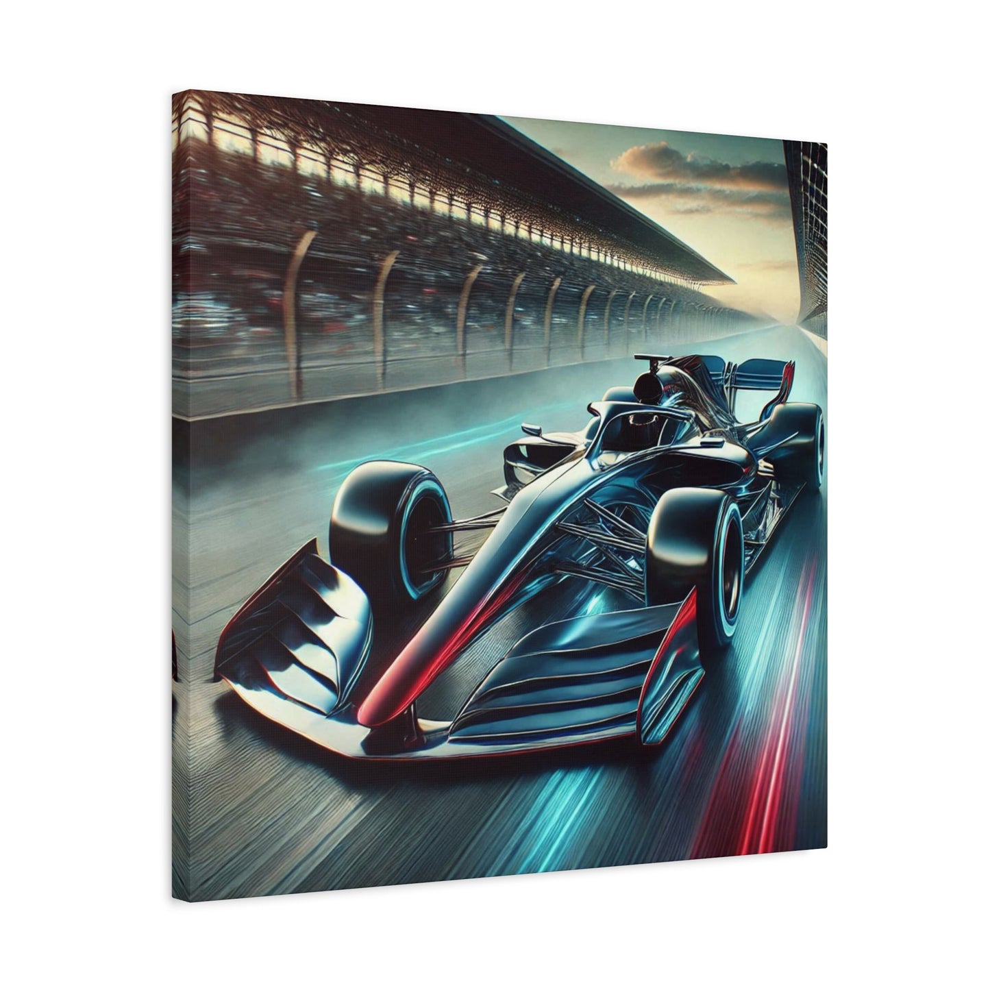 ๐ Velocity Storm Canvas Print โ Futuristic Formula 1 Racing Art | Speed Wall Decor - BTS Canvas