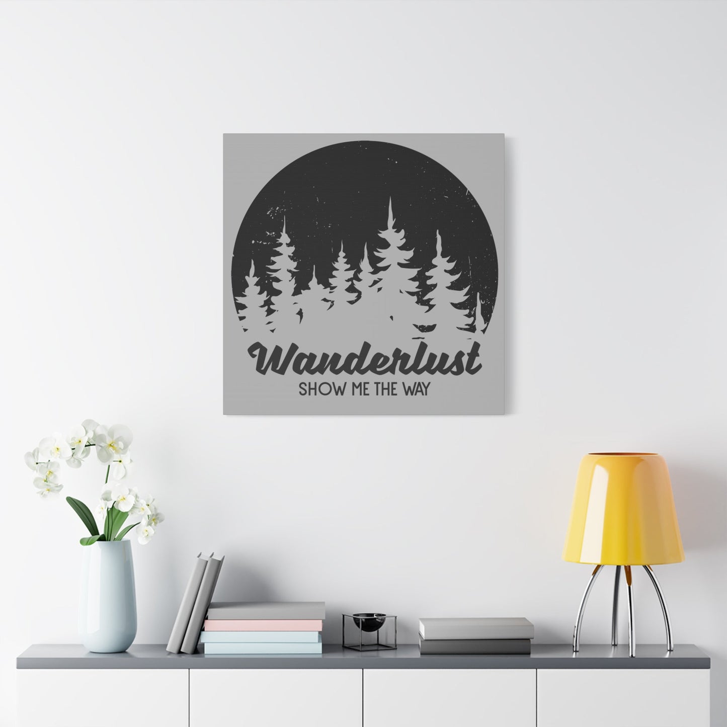 Wanderlust Compass Canvas – Show Me The Way Wall Art - BTS Canvas