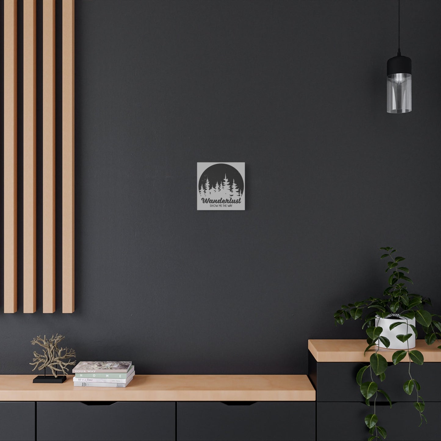 Wanderlust Compass Canvas – Show Me The Way Wall Art - BTS Canvas