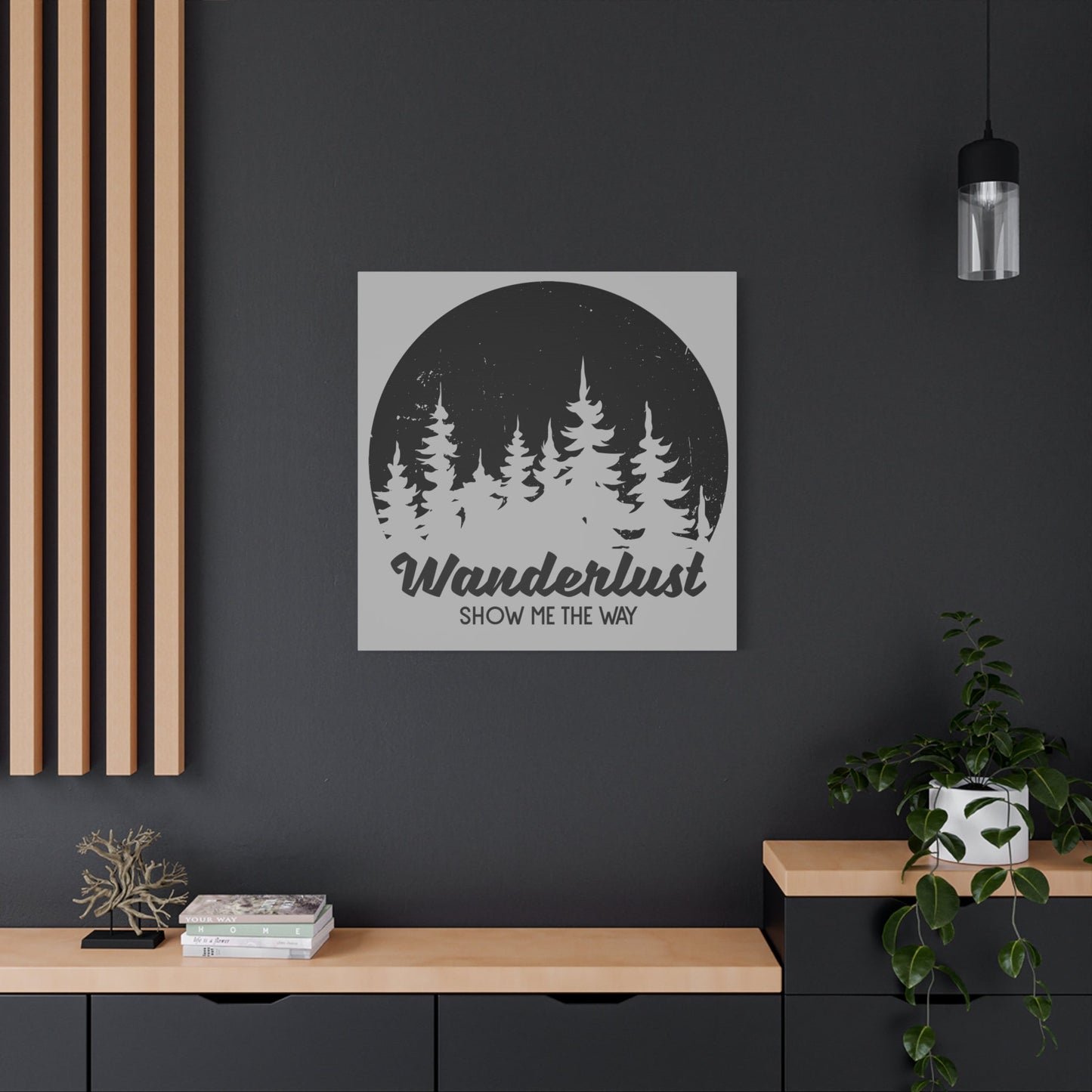 Wanderlust Compass Canvas – Show Me The Way Wall Art - BTS Canvas
