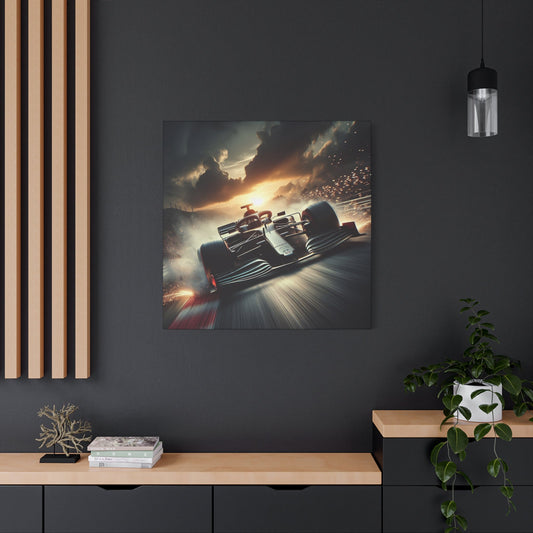 🏁 Apex Blaze Canvas Print – Formula 1 Racing Sparks Art | High - Speed Wall Decor - BTS Canvas