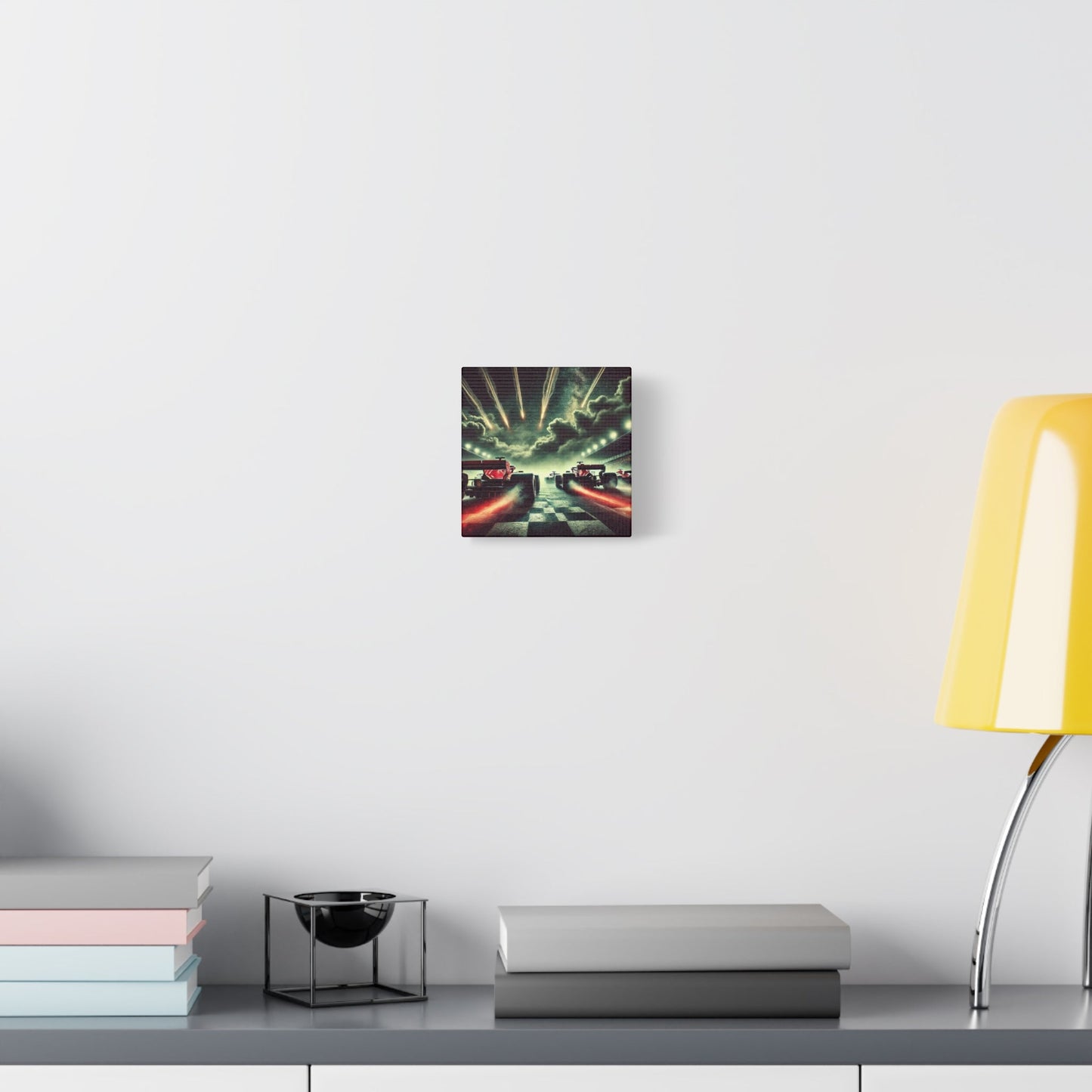 🏁 Meteor Rush Canvas Print – Formula 1 Racing Under Stars | Motorsport Wall Art - BTS Canvas