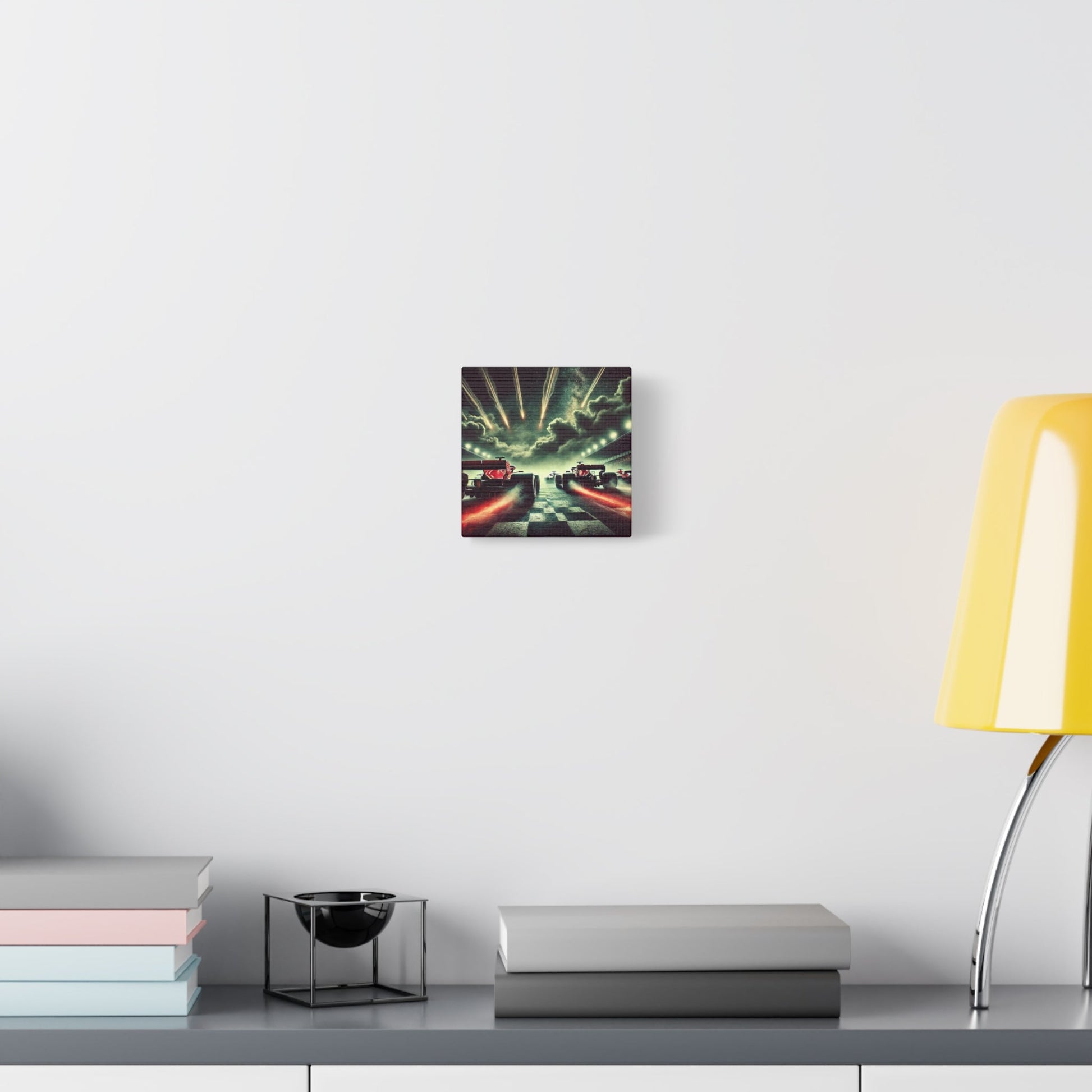 🏁 Meteor Rush Canvas Print – Formula 1 Racing Under Stars | Motorsport Wall Art - BTS Canvas