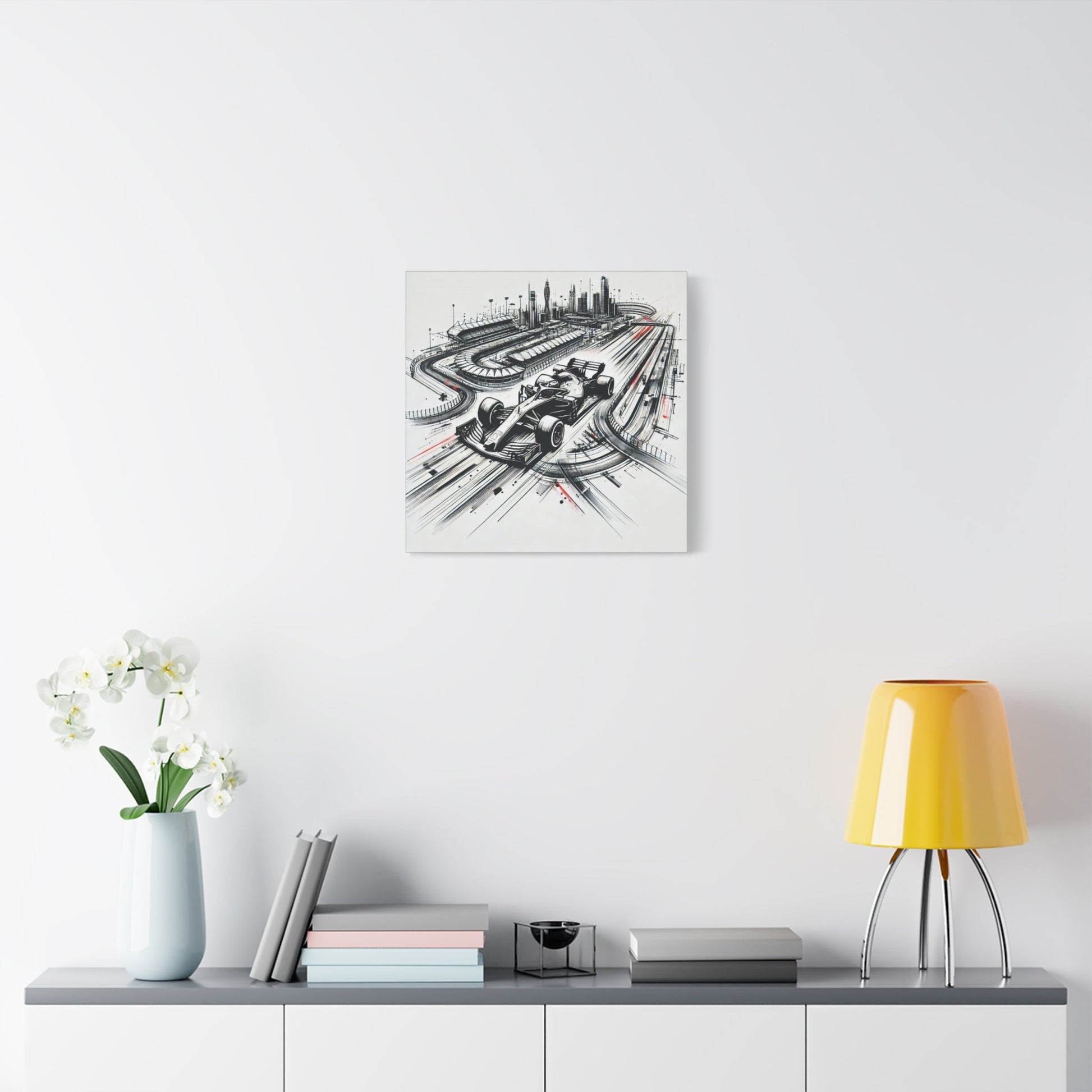 🏁 Urban Grand Prix Canvas Print – Speed, Power, and City Lights on Your Wall - BTS Canvas