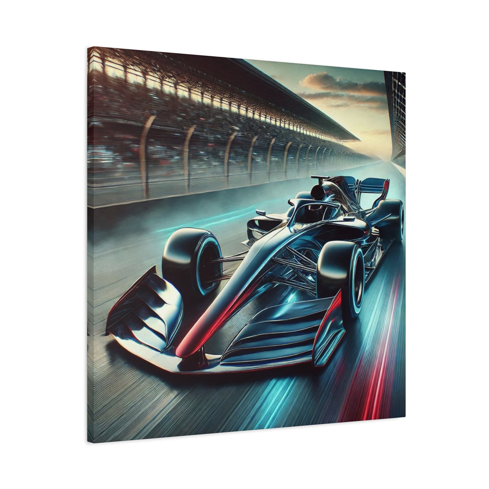 🏁 Velocity Storm Canvas Print – Futuristic Formula 1 Racing Art | Speed Wall Decor - BTS Canvas