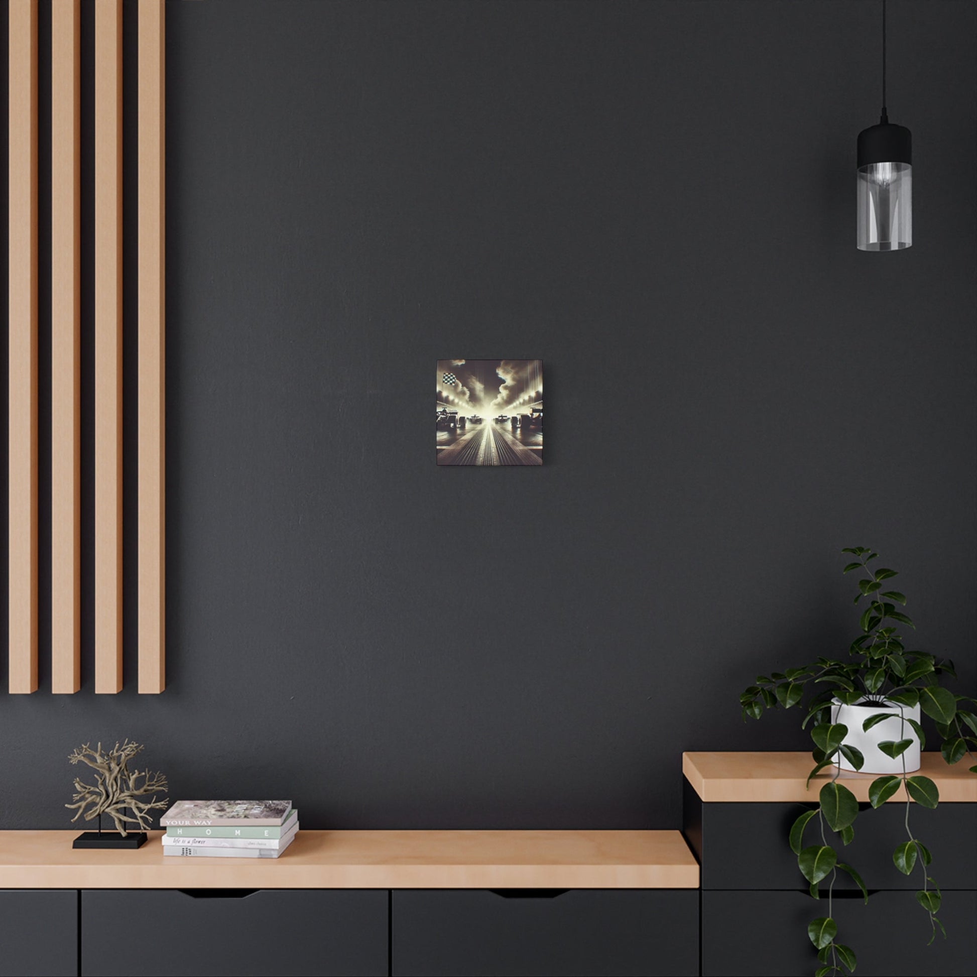 🏁 Victory Line Canvas Print – Capture the Thrill of the Start - BTS Canvas