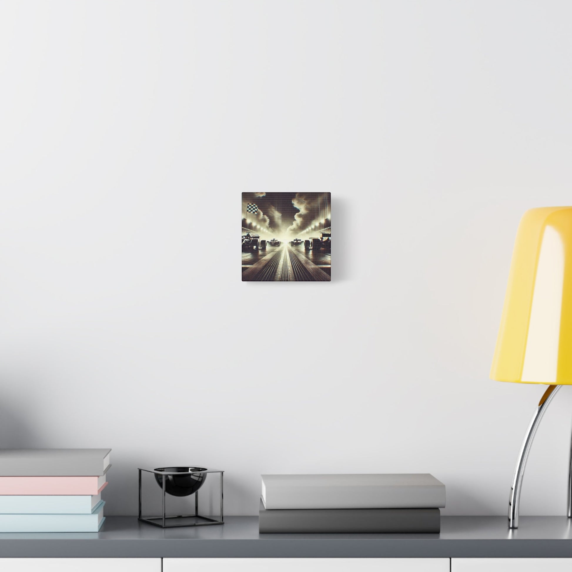 🏁 Victory Line Canvas Print – Capture the Thrill of the Start - BTS Canvas