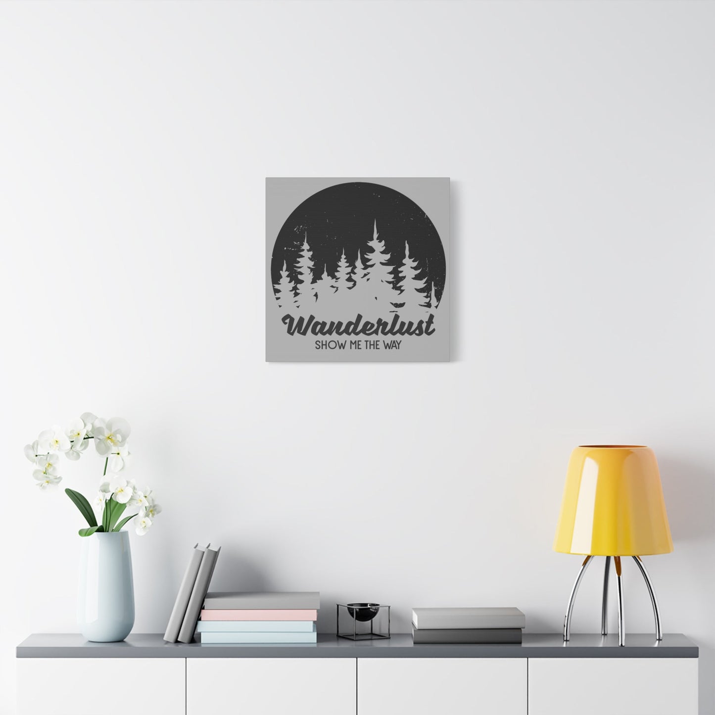 Wanderlust Compass Canvas – Show Me The Way Wall Art - BTS Canvas