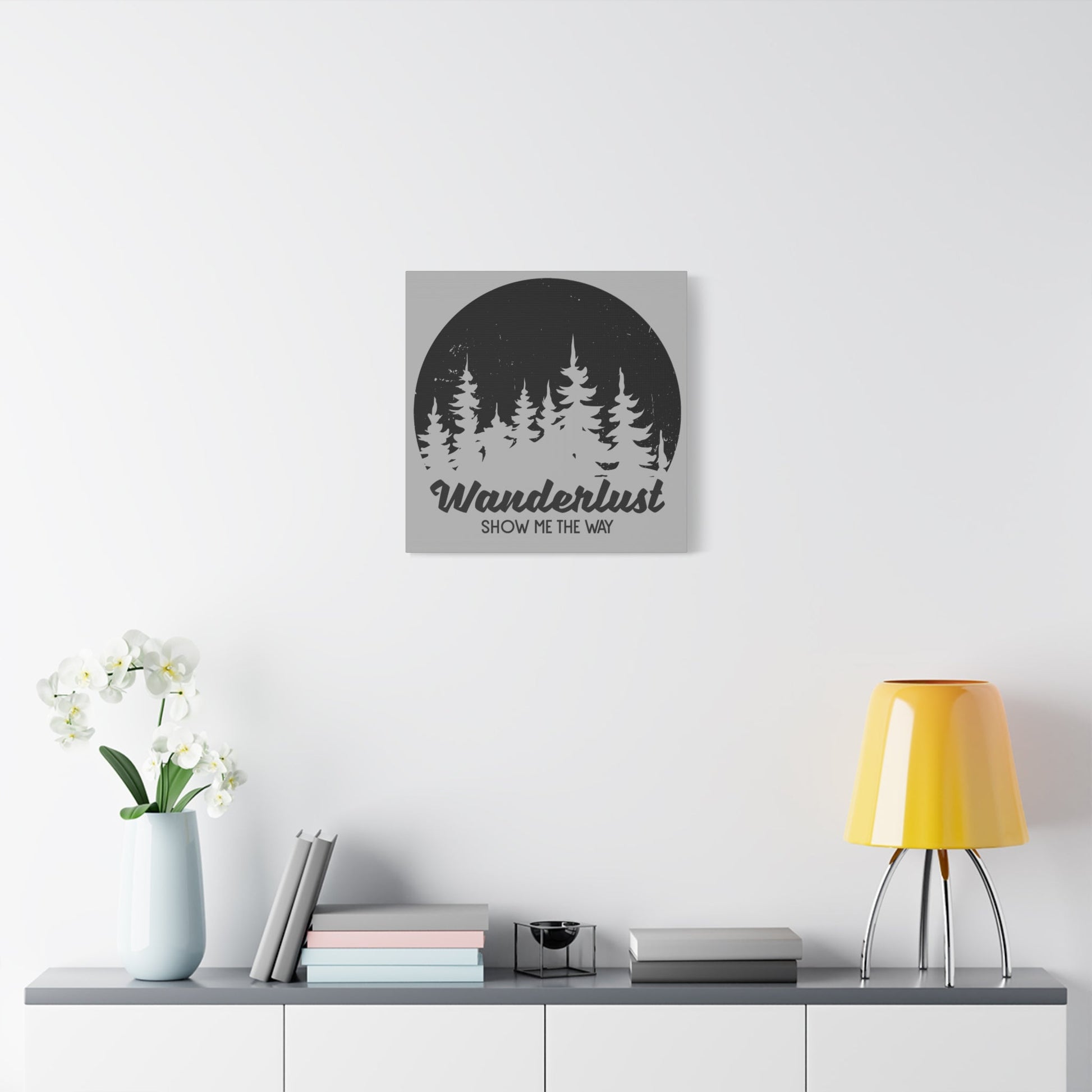Wanderlust Compass Canvas – Show Me The Way Wall Art - BTS Canvas