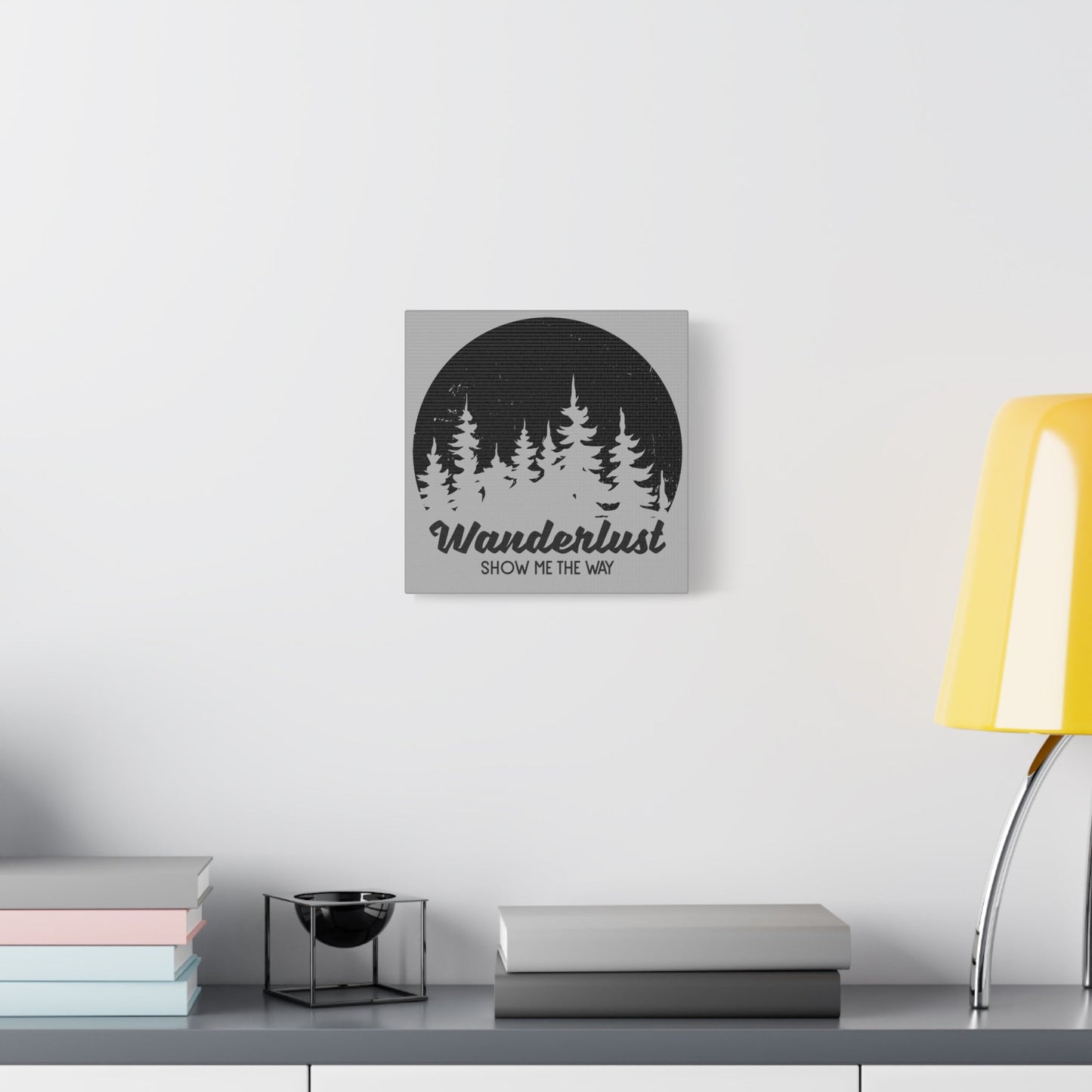 Wanderlust Compass Canvas – Show Me The Way Wall Art - BTS Canvas