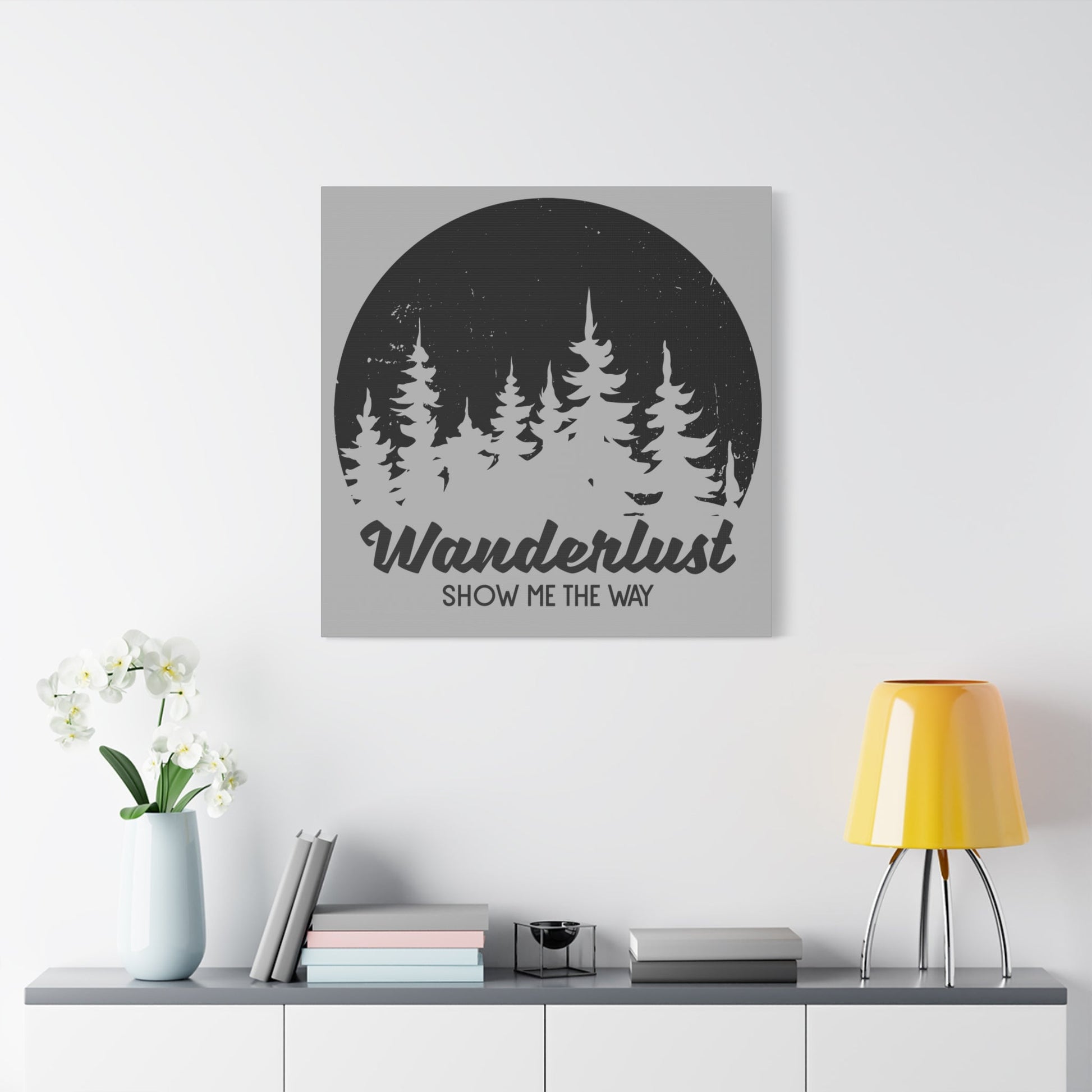 Wanderlust Compass Canvas – Show Me The Way Wall Art - BTS Canvas