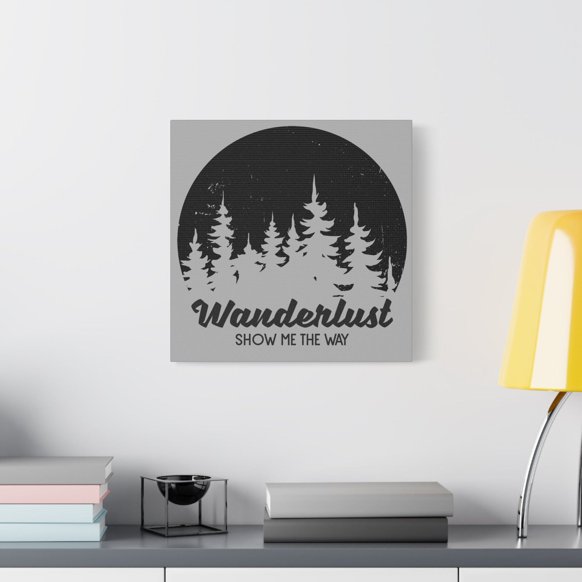 Wanderlust Compass Canvas – Show Me The Way Wall Art - BTS Canvas