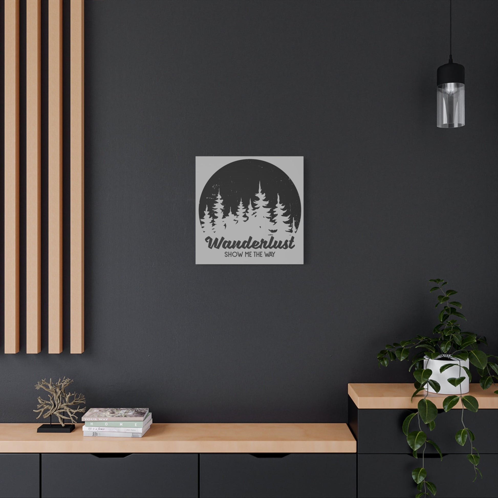 Wanderlust Compass Canvas – Show Me The Way Wall Art - BTS Canvas