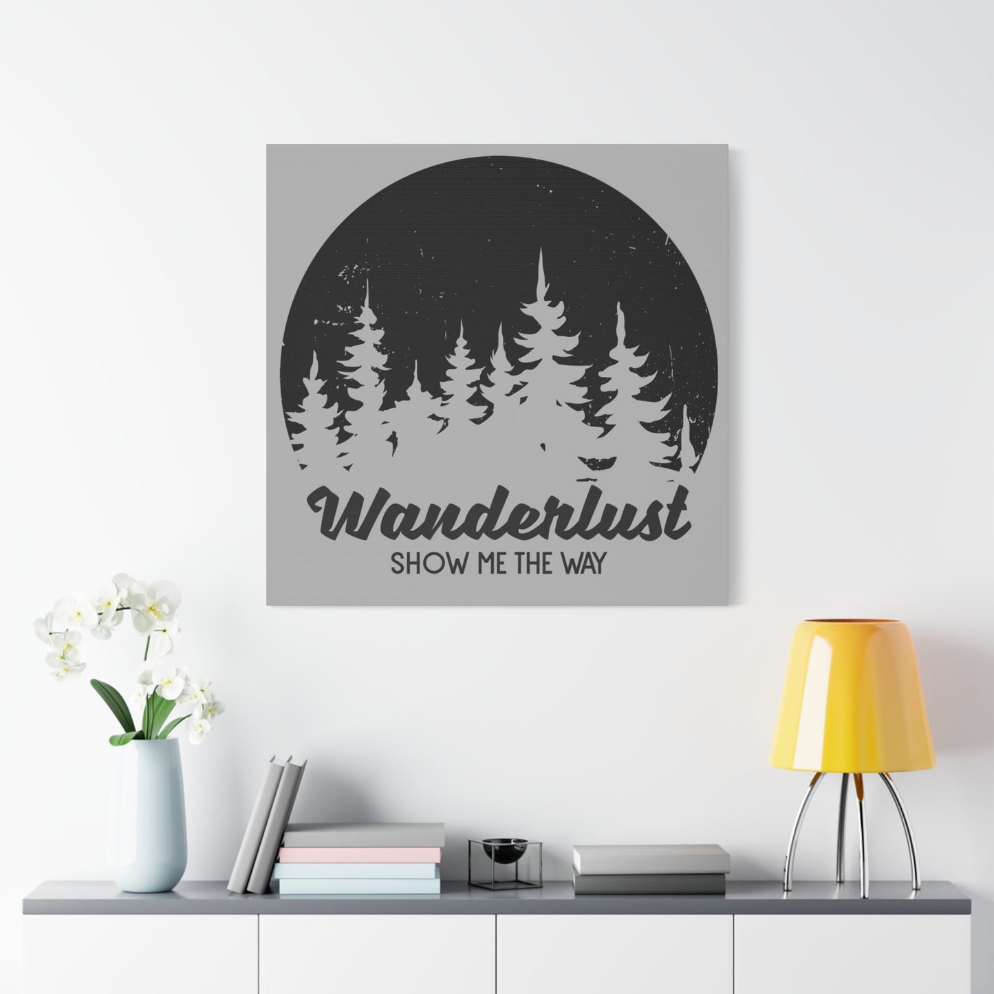 Wanderlust Compass Canvas – Show Me The Way Wall Art - BTS Canvas