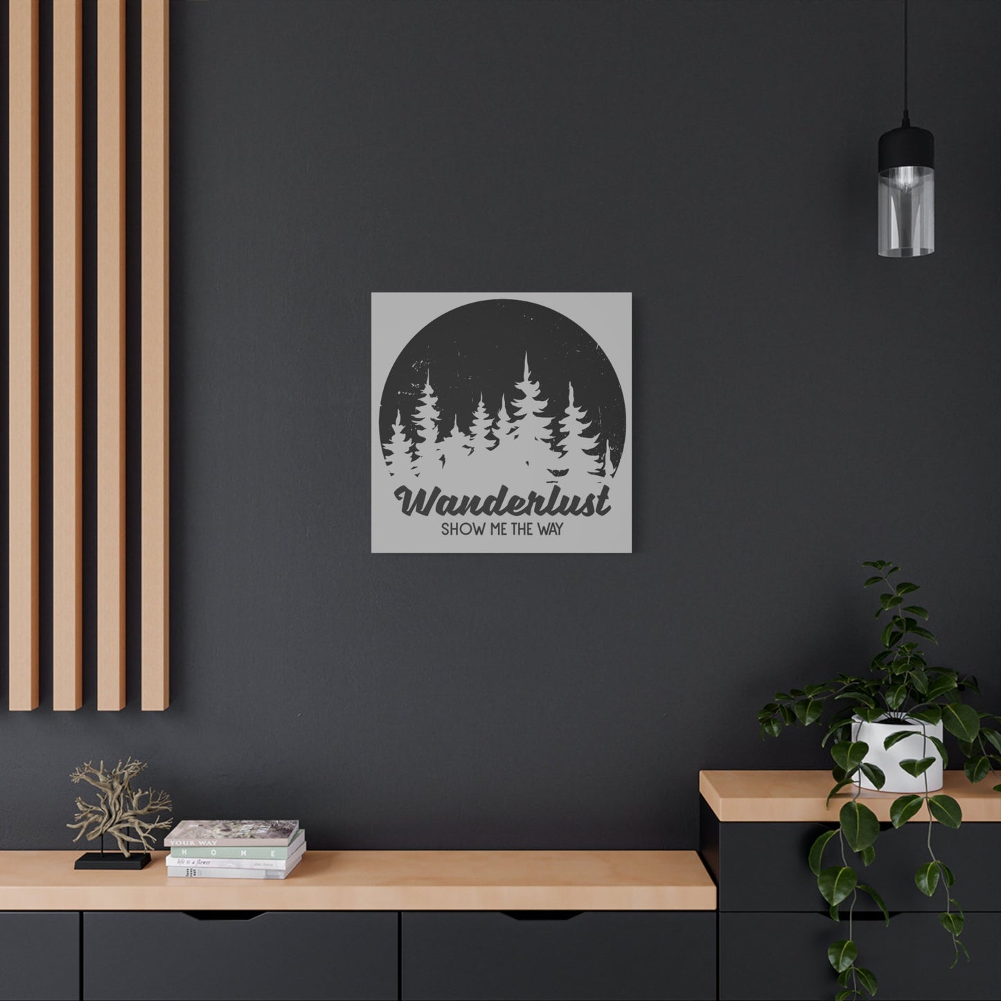 Wanderlust Compass Canvas – Show Me The Way Wall Art - BTS Canvas