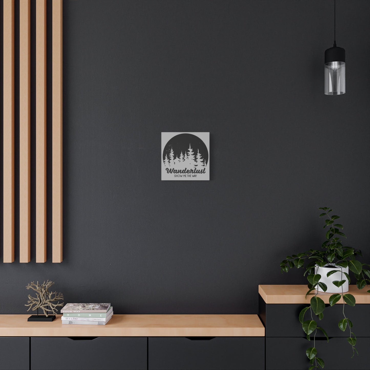 Wanderlust Compass Canvas – Show Me The Way Wall Art - BTS Canvas
