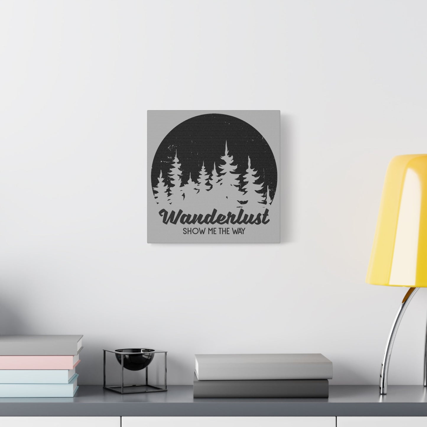 Wanderlust Compass Canvas – Show Me The Way Wall Art - BTS Canvas
