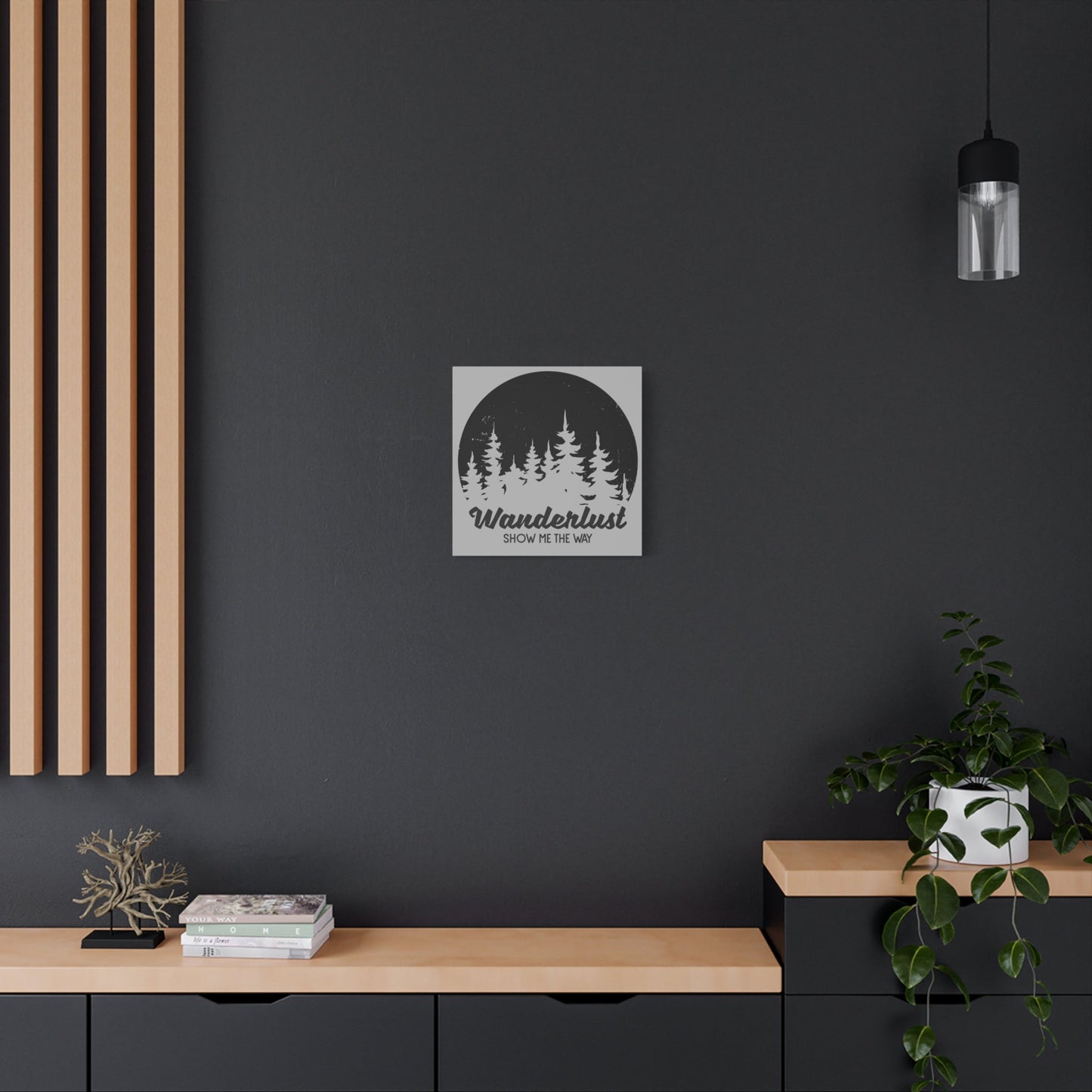 Wanderlust Compass Canvas – Show Me The Way Wall Art - BTS Canvas