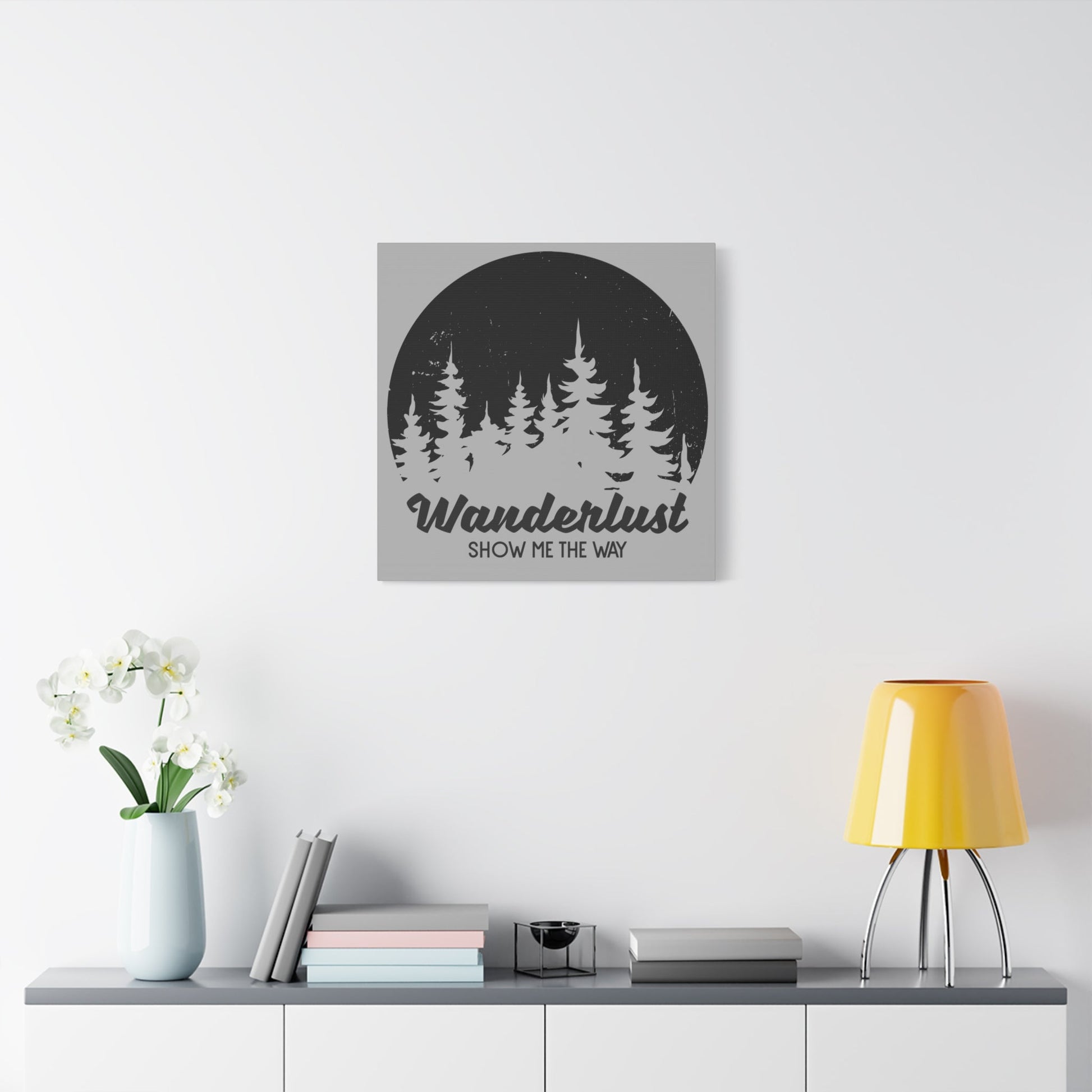 Wanderlust Compass Canvas – Show Me The Way Wall Art - BTS Canvas